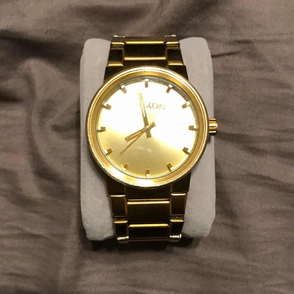 Nixon Cannon Watch - Gold